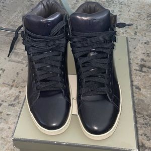 Tom Ford Leather High Top Sneakers sz11